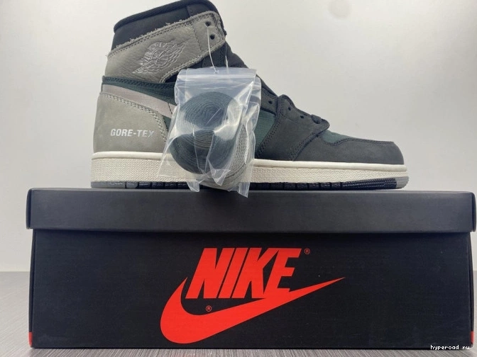 Grey Jordan High Black Gore-Tex Particle Element 1 Retro DB2889-001 0901